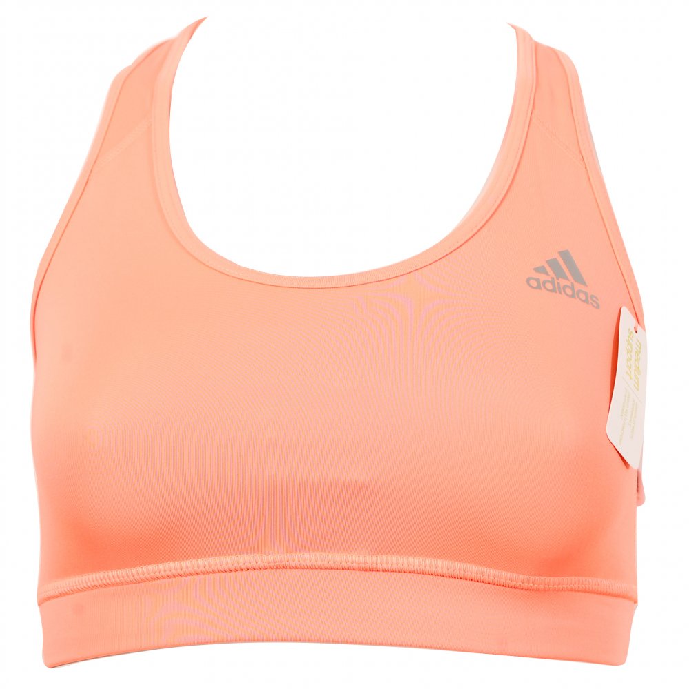 adidas orange sports bra