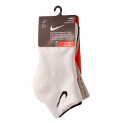 Nike 3 Pack Quarter Cushion Youth Socks Multi