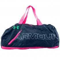 Under Armour Adaptable Duffle Bag Black with Pink