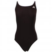 adidas 3-Stripes Women's Swimming Costume Black