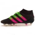 adidas ACE 16+ Primeknit Men's Soft Ground Football Boots Black