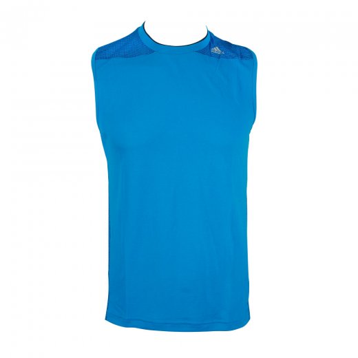 adidas Clima Training Sleeveless Tee Blue