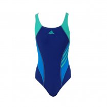 Colourblock 3 Stripe Swimsuit Blue