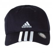 Essentials 3 Stripe Cap Blue