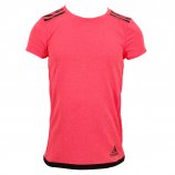 adidas Girls Uncontrol Climachill Tee Pale Pink