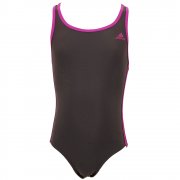 adidas Infinitex 3-Stripes Girls Swimming Costume Black