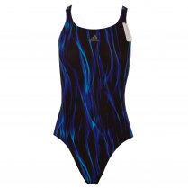 adidas Infinitex+ Xtreme Women's Swimming Costume Black & Blue