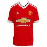 adidas Junior Manchester United FC Home Replica Player Jersey Red