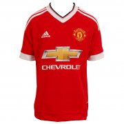 adidas Junior Manchester United FC Home Replica Player Jersey Red