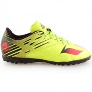 adidas Junior Messi 15.4 Astro Football Trainers Slime Yellow