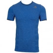 adidas Men's Adistar Wool Primeknit Tee Blue