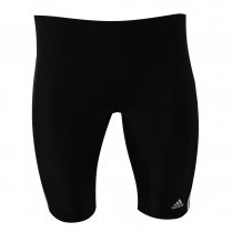 adidas Men's Infintex 3 stripes Long Length Boxer Black