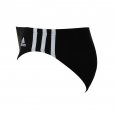 adidas Men's Infintex 3 stripes Trunk Black