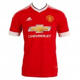 adidas Men's Manchester United FC Home Replica Player Jersey Red