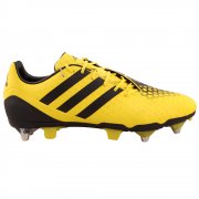 adidas Men's Predator Incurza Soft Ground Rugby Boots Yellow