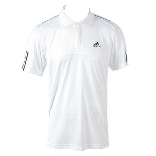 adidas Men's Response Traditional Tennis Polo White