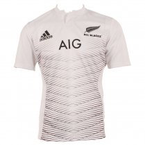 adidas New Zealand All Blacks 2014/15 Away Rugby Tee White