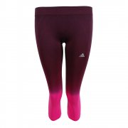 Seamless 3/4 Women's Fitness Tights Purple