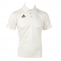 adidas Shortsleeve Men's Cricket Playing Shirt Cream