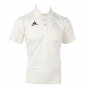 Shortsleeve Men's Cricket Playing Shirt Cream