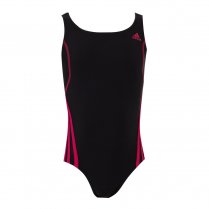 adidas Sports One Piece Girl's Swimming Costume Black