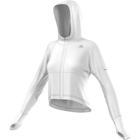 adidas Stretch Women's Running Jacket White