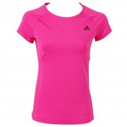 adidas Women's Studio Power Core Tee Pink