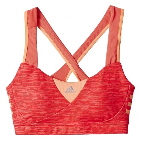 adidas Women's Supernova Mélange Bra Red