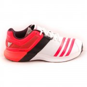 adidas adipower Vector Cricket Shoes White & Red