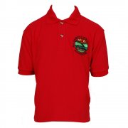 All Saints C of E School R-Neck Polo Red