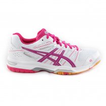 Asics Gel Rocket Women's Indoor Shoe White & Pink