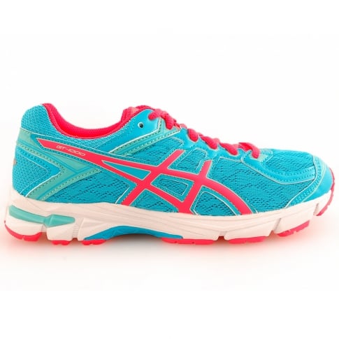 Asics Girls' GT-1000 4 GS Running Shoes Light Blue