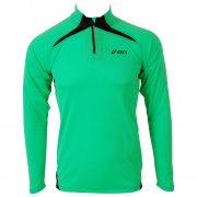 Men's Longsleeve 1/2 Zip Running Top Green