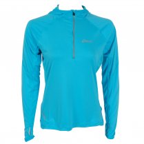 Asics Women's Longsleeve 1/2 Zip Hoody Light Blue