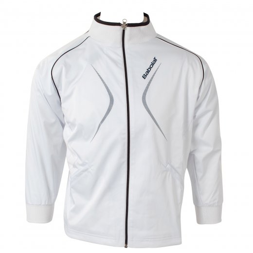 Babolat Boys' Club Warm-Up Tennis Jacket White