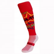 WackySox Biff Bang Boom Socks Red Large