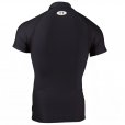 Under Armour Boys Coldgear Short Sleeve Mock Tee Black