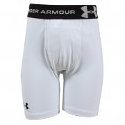 Boys Heatgear Compression Short White 