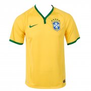 Nike Brazil CBF Home Shortsleeve Replica Jersey Yellow