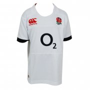 England Home Pro Shortsleeve Junior Top White