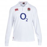 Canterbury England Men's Home Classic Long Sleeve Shirt White