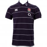 Canterbury England Men's Striped Polo Navy