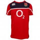 Canterbury England Poly Training Tee Kids Red