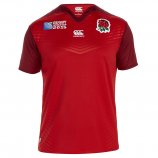 Canterbury England Pro Alternate Short Sleeve Men's Rugby World Cup Jersey Red