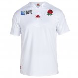 Canterbury England Pro Home Short Sleeve Men's Rugby World Cup Jersey White