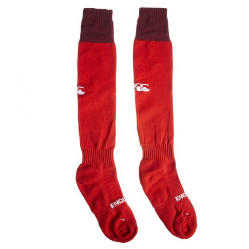 Canterbury England Rugby 2015/16 Alternate Sock Red