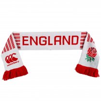 Canterbury England Rugby Acrylic Scarf White