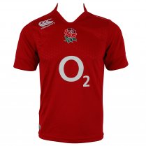 Canterbury England Rugby Alternate Pro Shortsleeve Junior Top Red