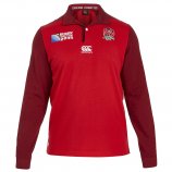 Canterbury England Rugby World Cup Alternate Classic Men's Long Sleeve Shirt Red