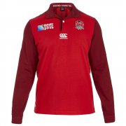 Canterbury England Rugby World Cup Alternate Classic Men's Long Sleeve Shirt Red